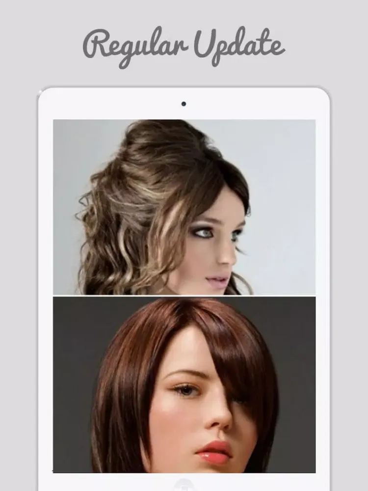 Capturas de tela do Hairstyle Catalogue - Unique Hair Styles Ideas iPad 