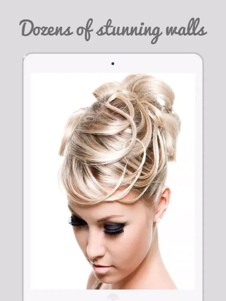 Capturas de tela do Hairstyle Catalogue - Unique Hair Styles Ideas iPad 