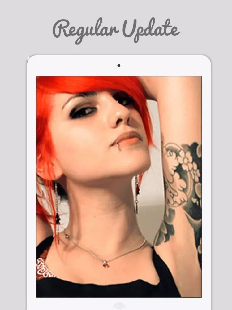 Capturas de tela do Piercing and Tattoo Collections iPad 