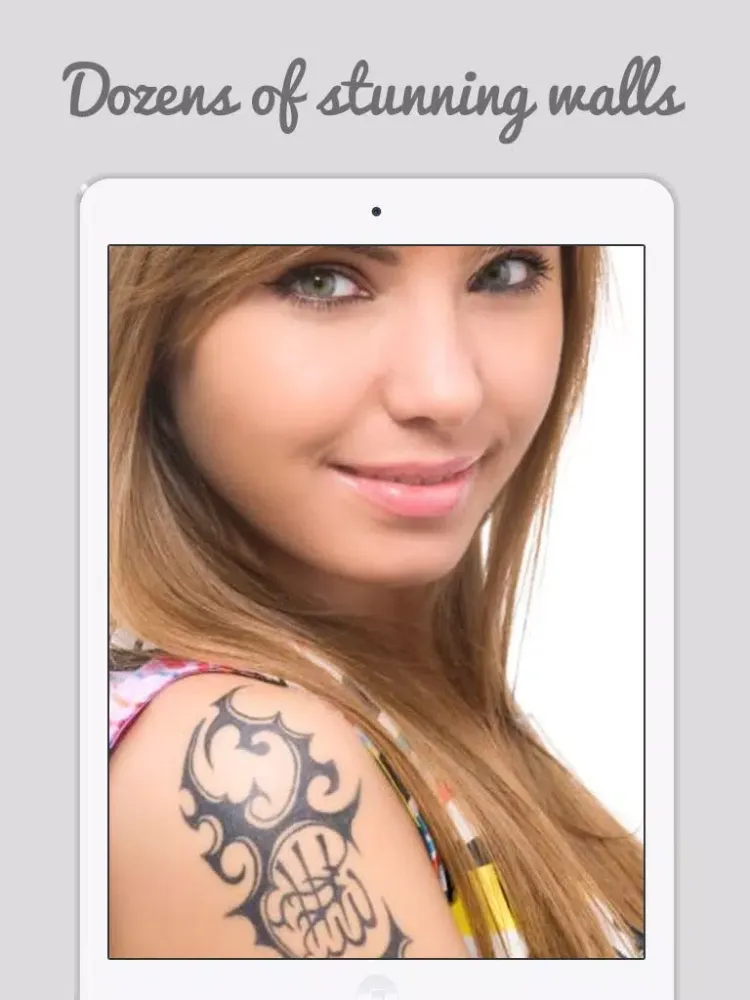 Capturas de tela do Tattoos For Girls - Awasome Tattos Collections for chest, wrist, thigh iPad 