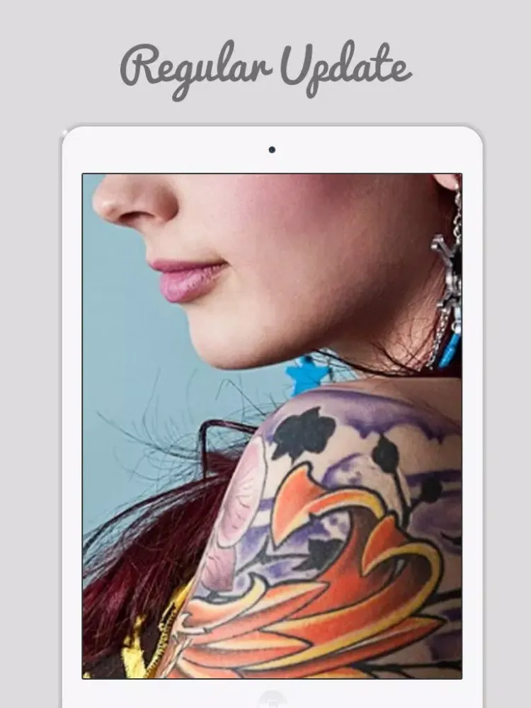 Capturas de tela do Tattoos For Girls - Awasome Tattos Collections for chest, wrist, thigh iPad 