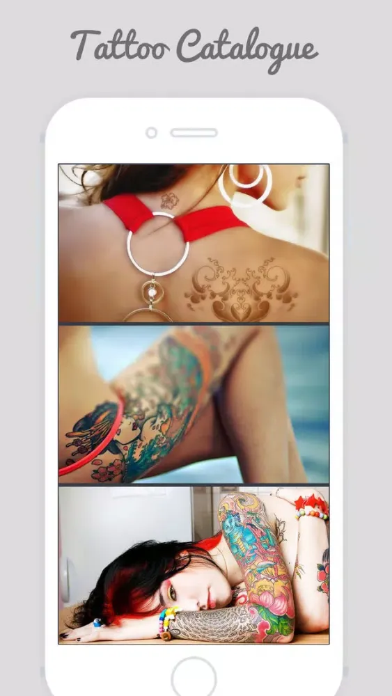 Capturas de tela do Tattoos For Girls - Awasome Tattos Collections for chest, wrist, thigh