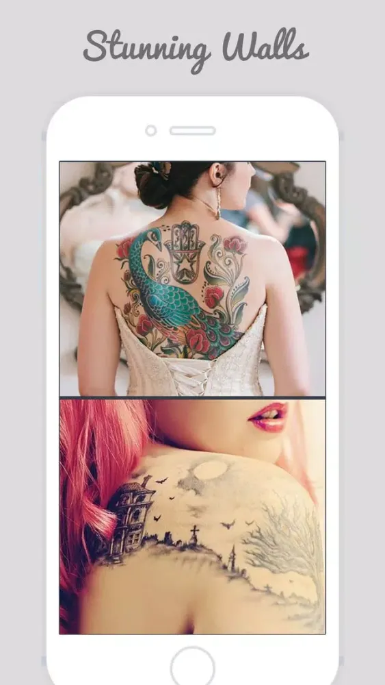 Capturas de tela do Tattoos For Girls - Awasome Tattos Collections for chest, wrist, thigh