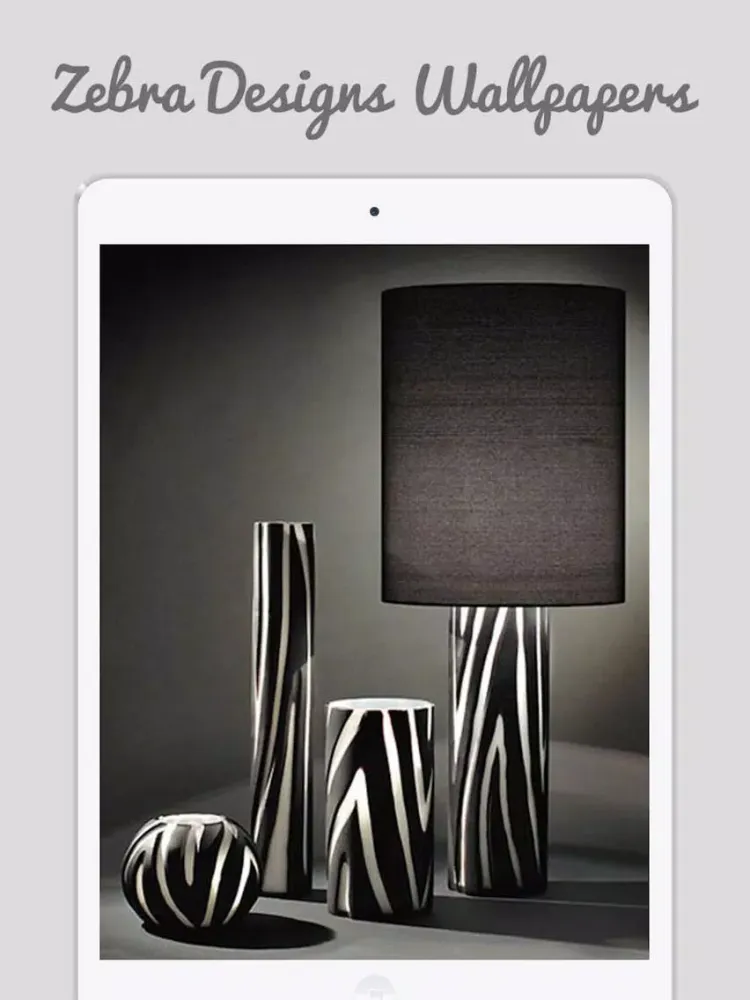 Zebra Design Wallpapers -Zebra Stripes Print Ideas iPad  स्क्रीनशॉट
