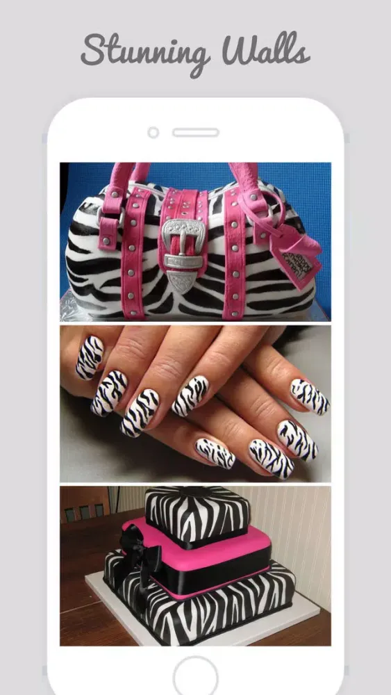 Zebra Design Wallpapers -Zebra Stripes Print Ideas स्क्रीनशॉट