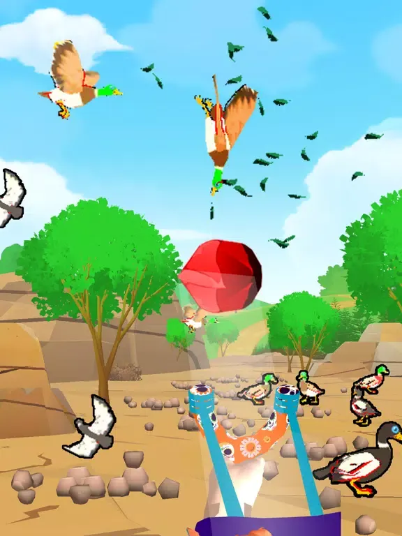 Crazy bird hunting shooter 3d iPad  スクリーンショット