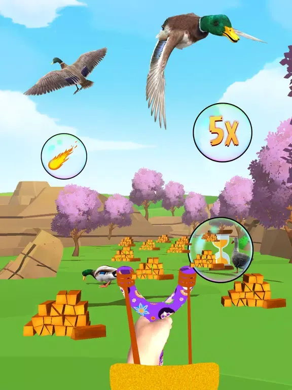 Crazy bird hunting shooter 3d iPad  スクリーンショット