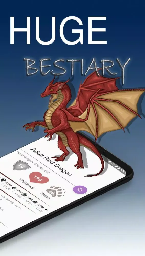 5e Companion App Screenshots