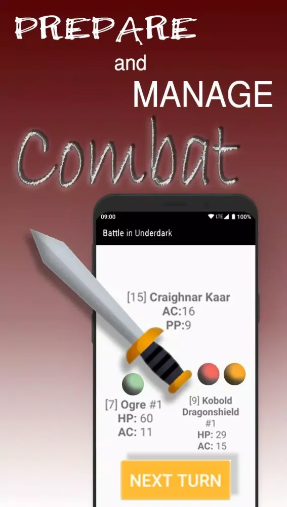 5e Companion App Screenshots