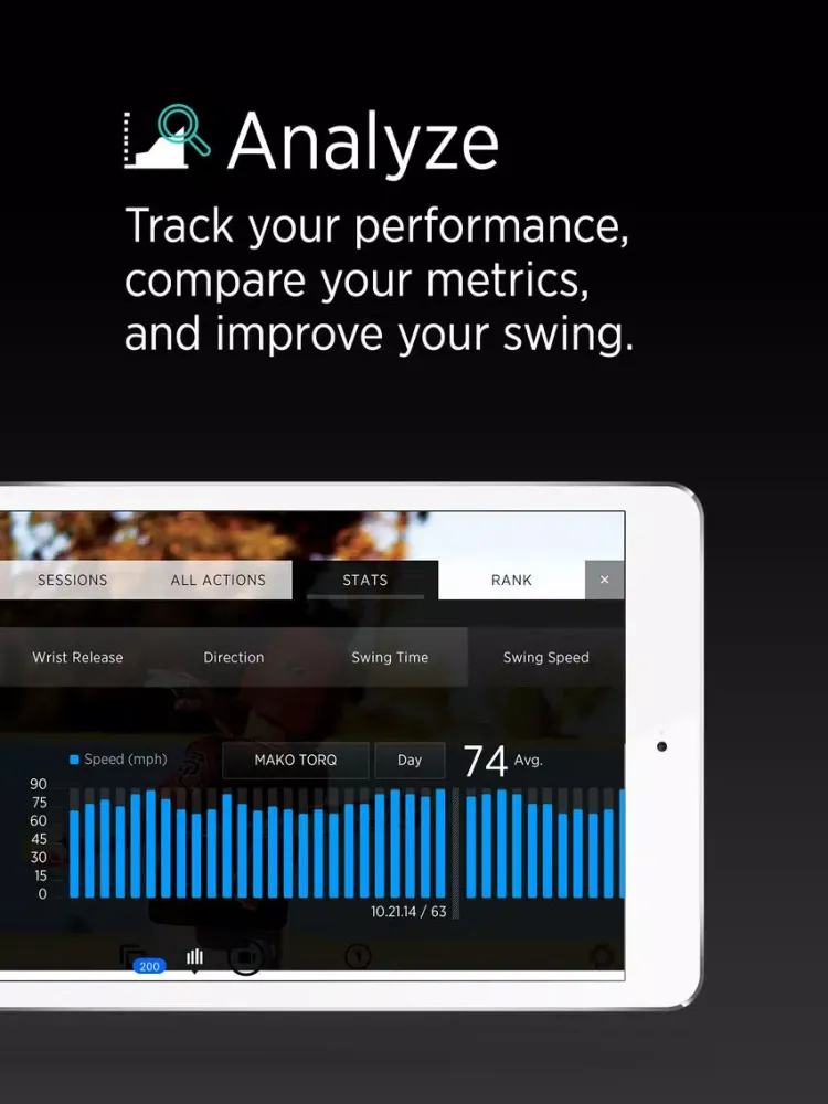 Zrzuty ekranu Easton Power Sensor iPad 