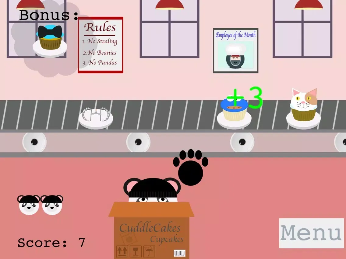 صور CuddleCakes: Panda in the Cupcake Factory iPad 