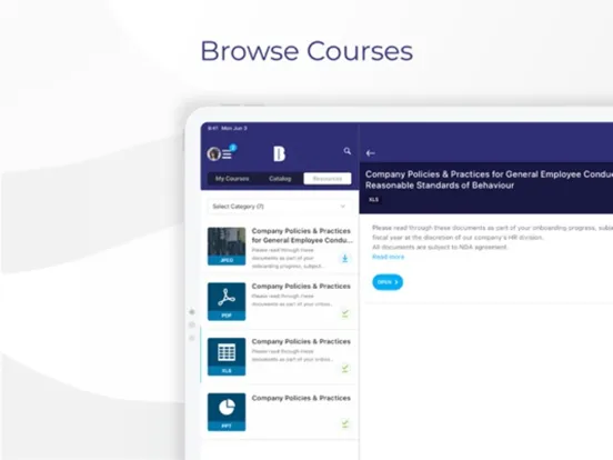 Absorb Learning iPad 應用截圖