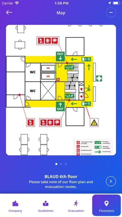 Screenshot di Safety Instructions