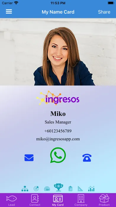 Ingresos स्क्रीनशॉट