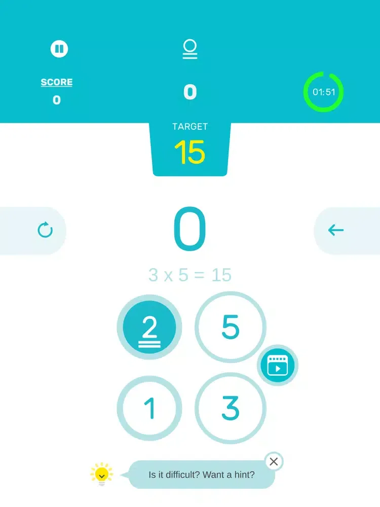 Luno Math iPad  স্ক্রিনশট