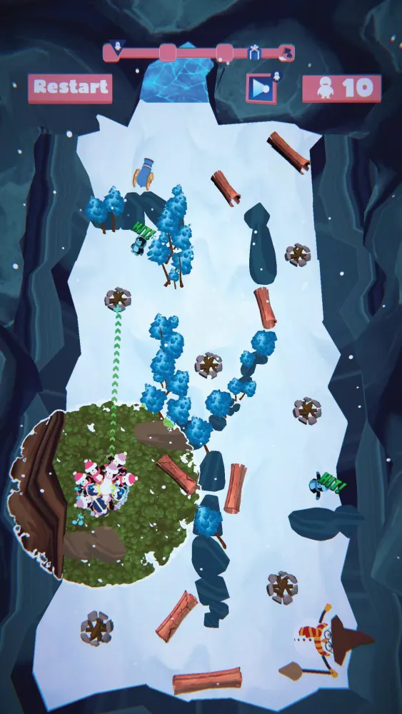 Capturas de pantalla de Penguin Cold Feets Journey
