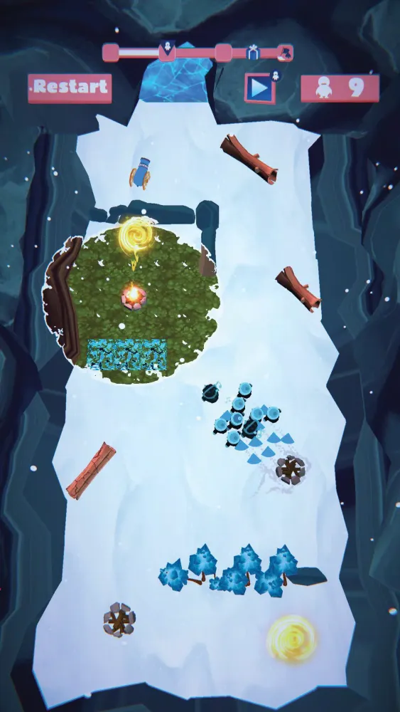 Capturas de pantalla de Penguin Cold Feets Journey
