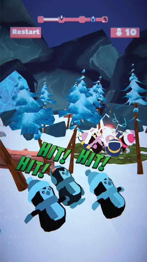 Capturas de pantalla de Penguin Cold Feets Journey