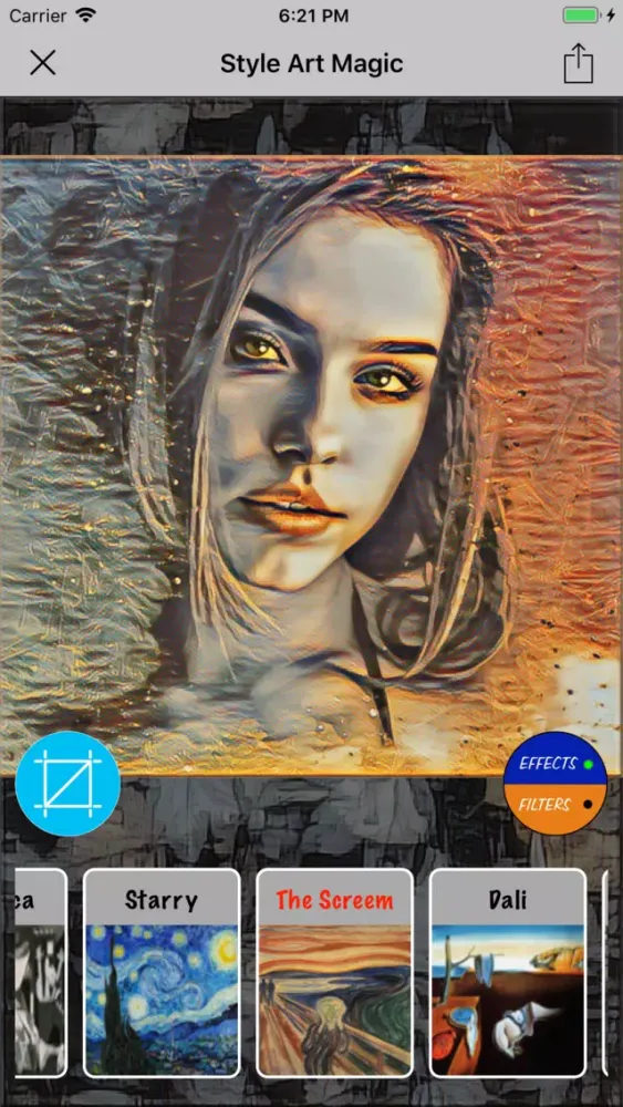 Capturas de pantalla de Artistic Style Photo Effect