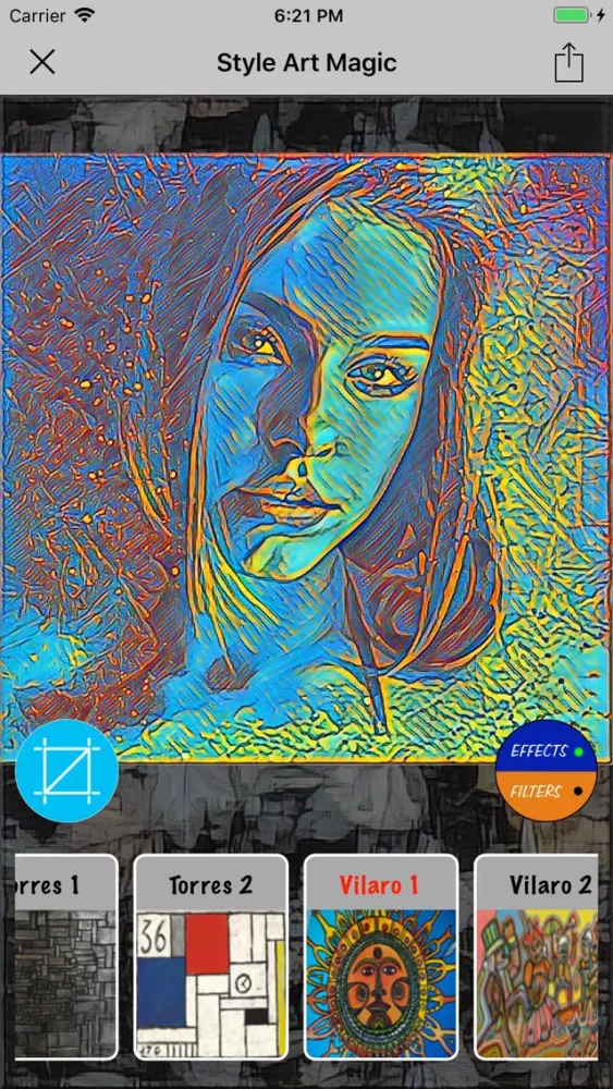 Capturas de pantalla de Artistic Style Photo Effect