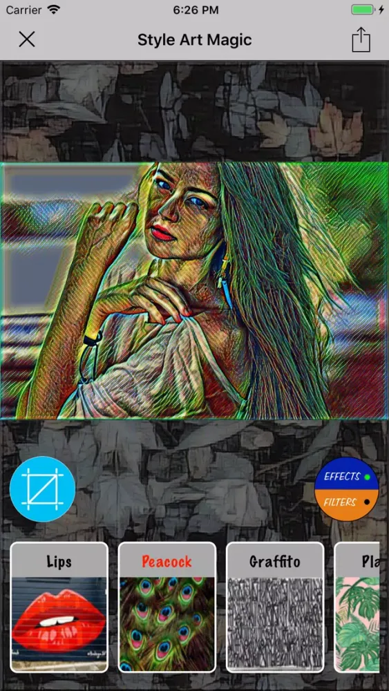 Capturas de pantalla de Artistic Style Photo Effect