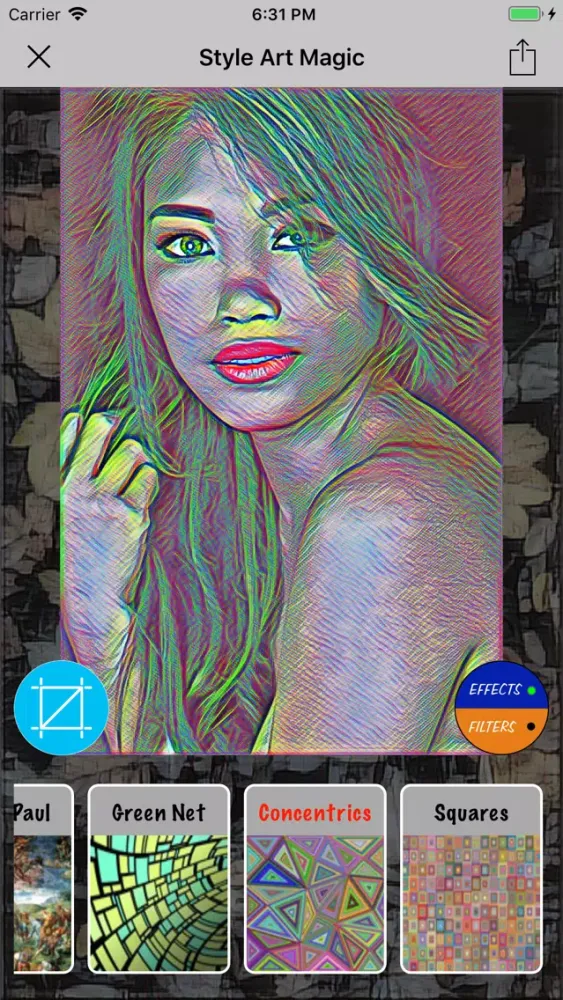 Capturas de pantalla de Artistic Style Photo Effect