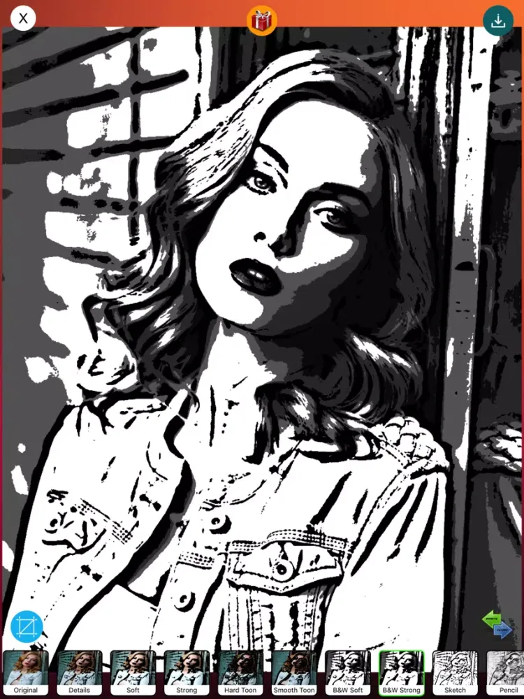 Captures d'écran de Comic Photo Effects iPad 