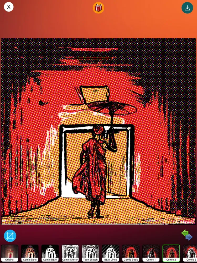Captures d'écran de Comic Photo Effects iPad 