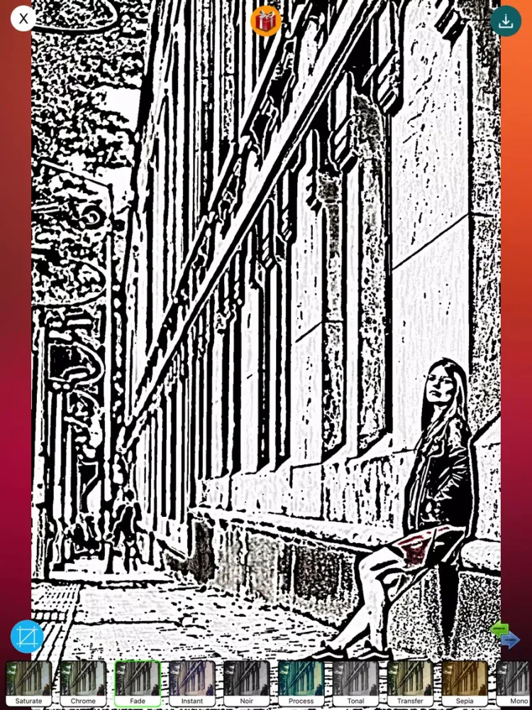 Captures d'écran de Comic Photo Effects iPad 