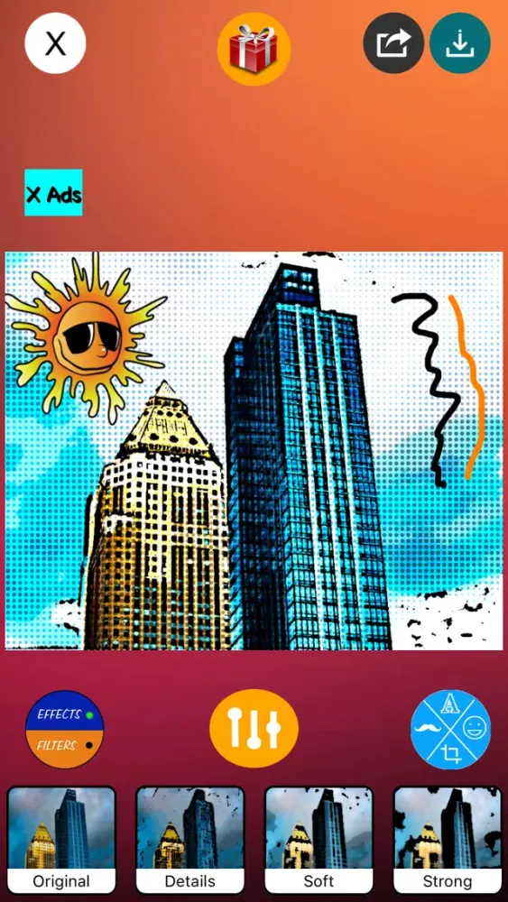 Captures d'écran de Comic Photo Effects