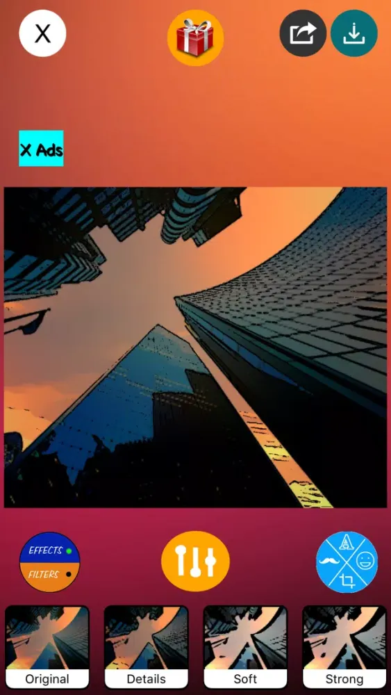 Captures d'écran de Comic Photo Effects