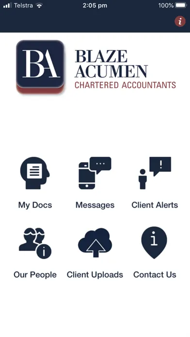 Ảnh chụp màn hình của Blaze Acumen