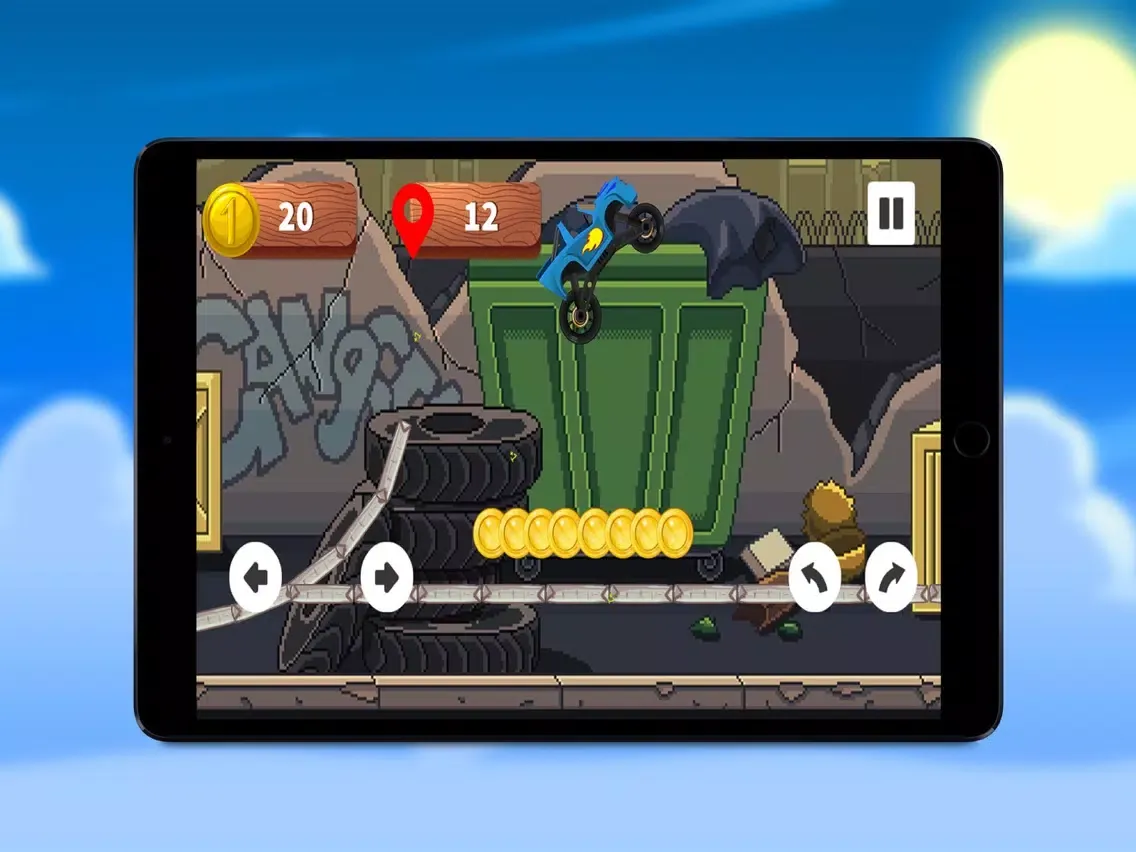 ภาพหน้าจอของ Blaze Monster Truck Hill Climb iPad 