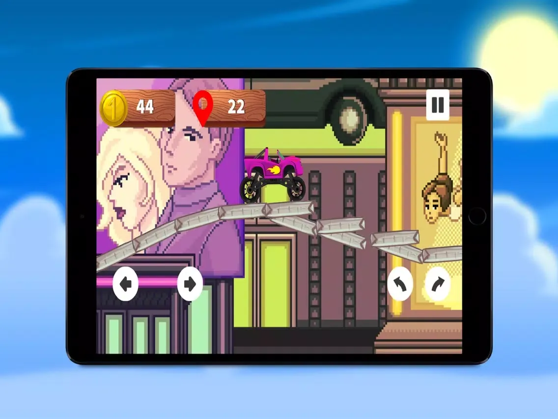 ภาพหน้าจอของ Blaze Monster Truck Hill Climb iPad 