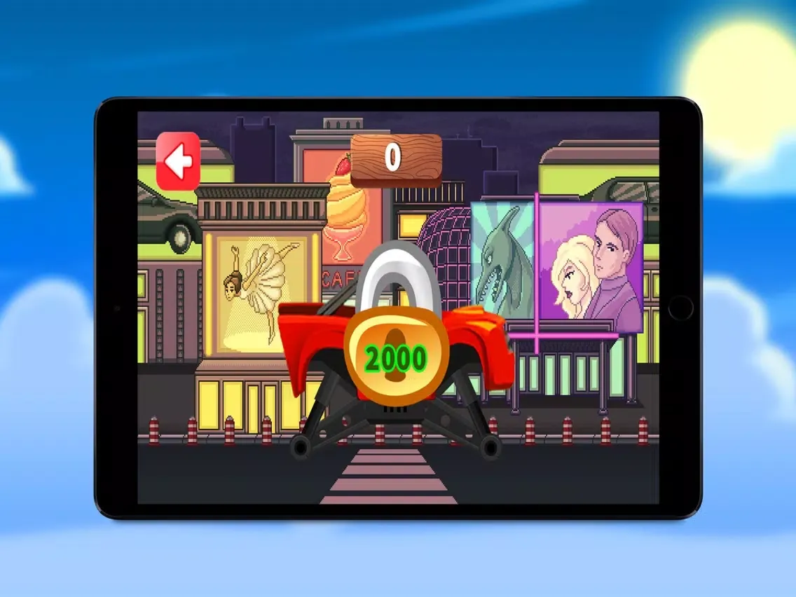 ภาพหน้าจอของ Blaze Monster Truck Hill Climb iPad 