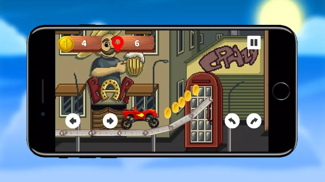 ภาพหน้าจอของ Blaze Monster Truck Hill Climb