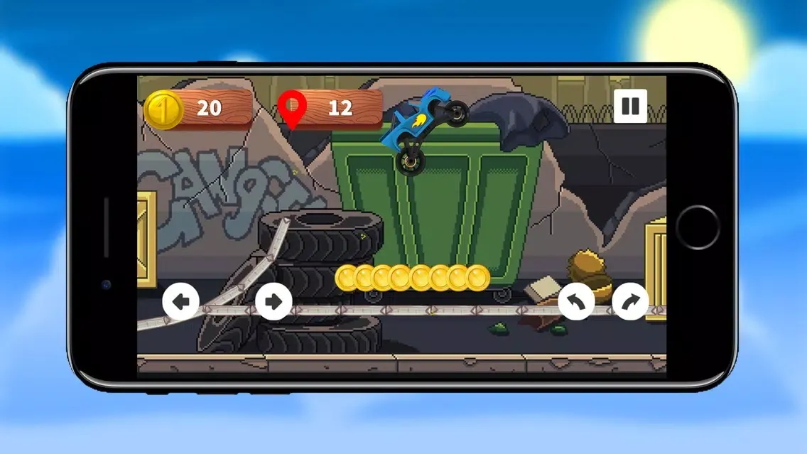 ภาพหน้าจอของ Blaze Monster Truck Hill Climb