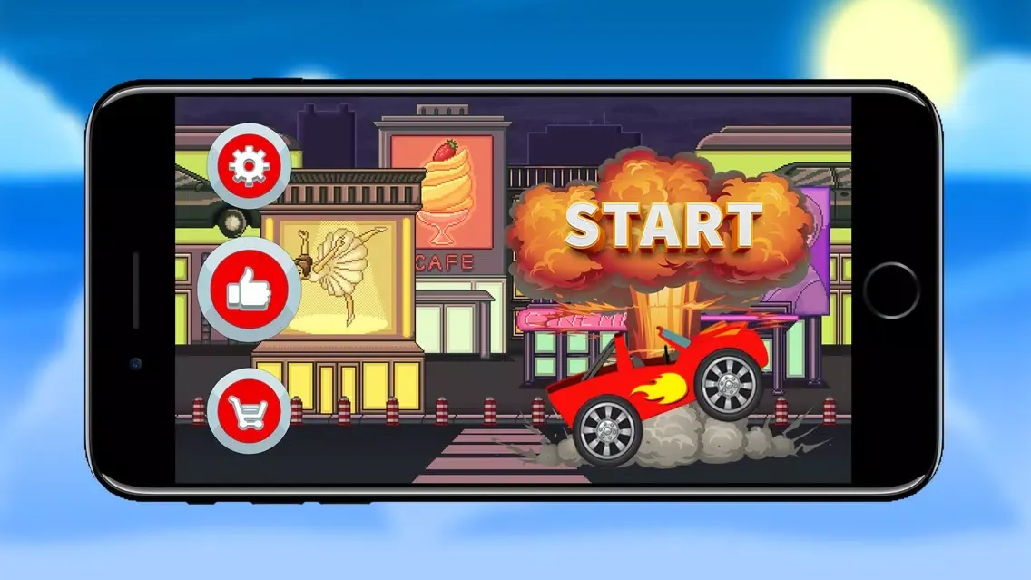 ภาพหน้าจอของ Blaze Monster Truck Hill Climb