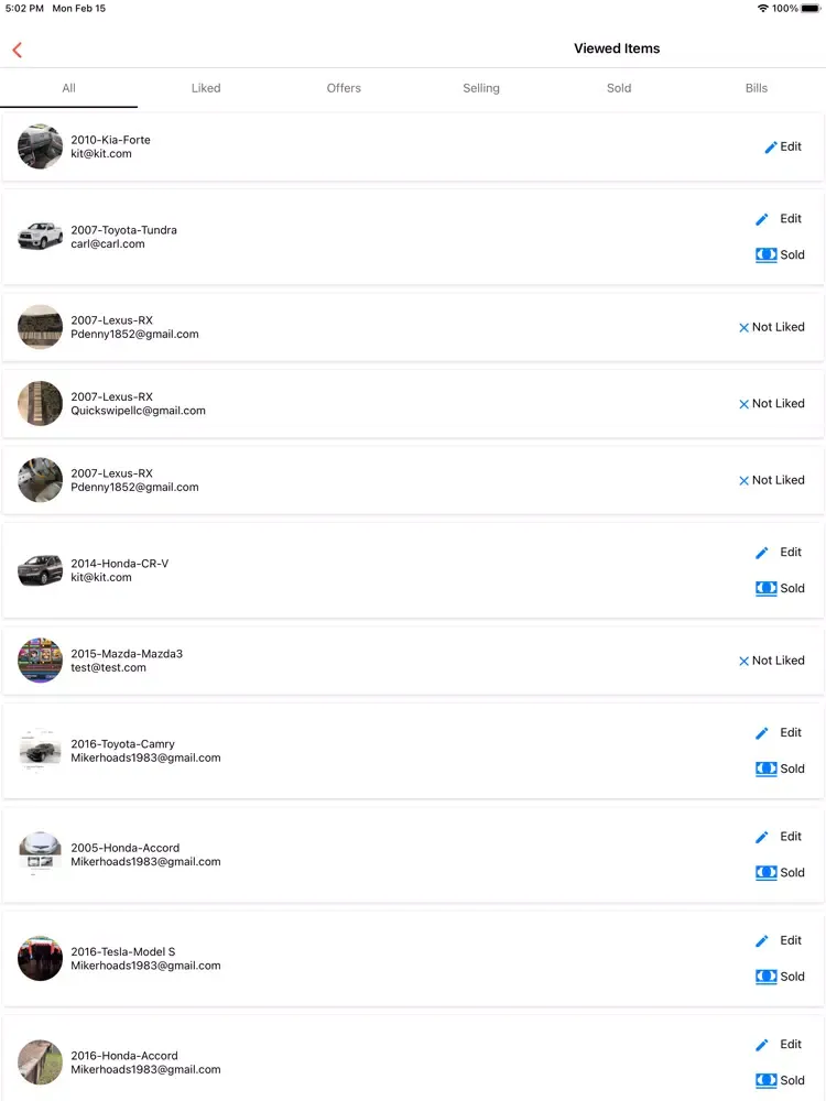 QuickSwipe Dealer Trade iPad  Ekran Görüntüleri