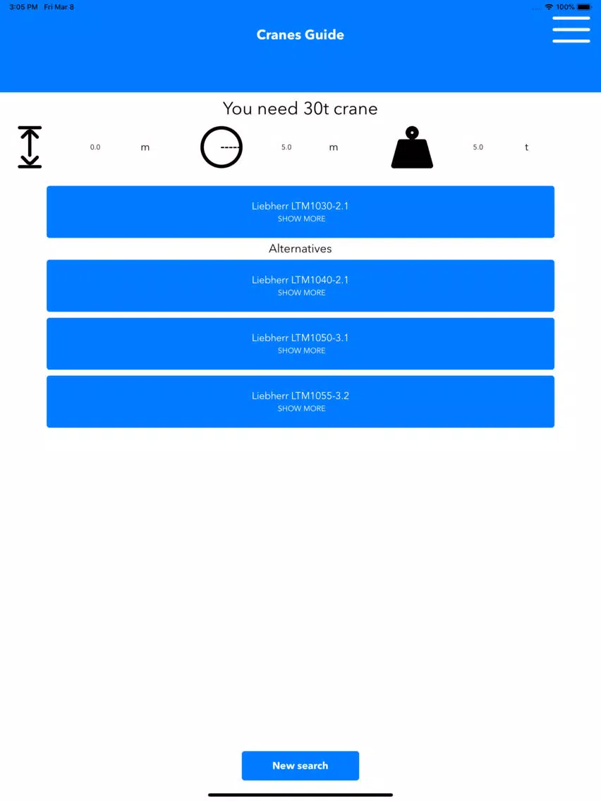 Cranes Guide iPad  سکرین شاٹس