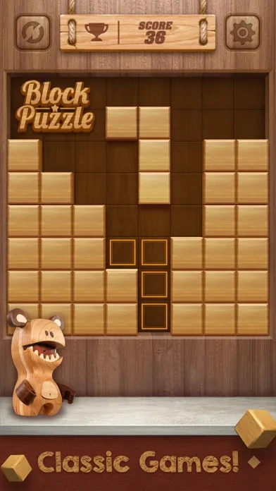 Capturas de tela do Wood Cube Puzzle
