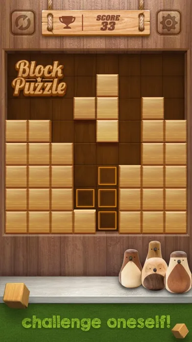 Capturas de tela do Wood Cube Puzzle