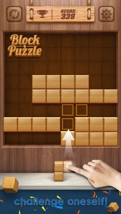 Capturas de tela do Wood Cube Puzzle