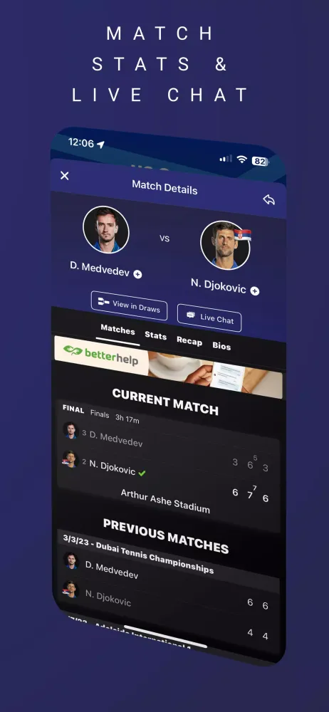 TennisONE应用截图