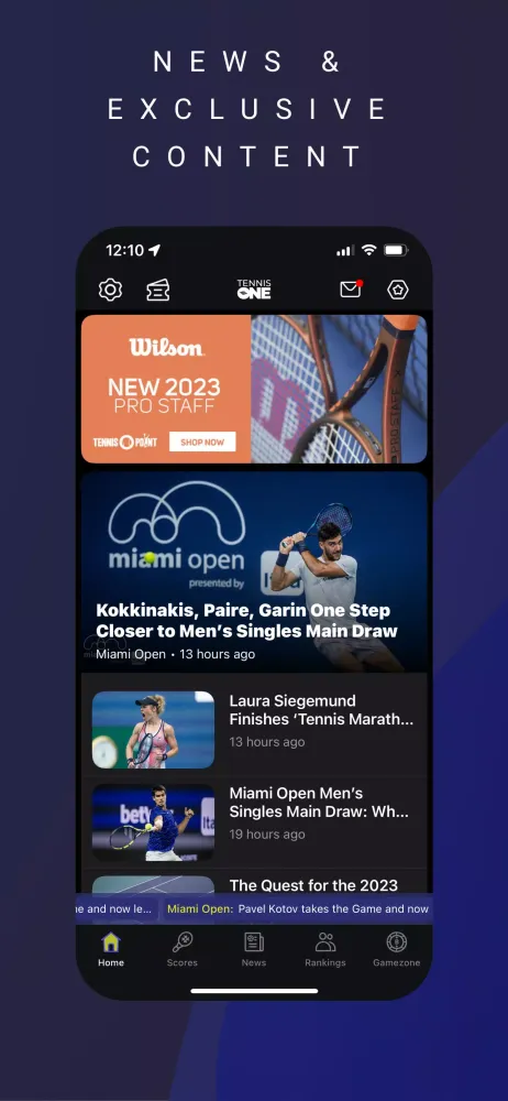 TennisONE应用截图