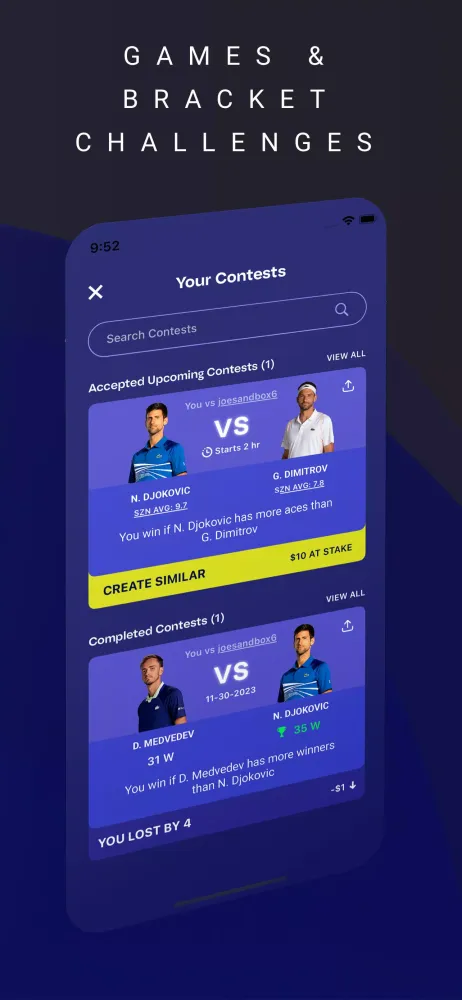 TennisONE应用截图