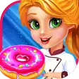 Donut Maker Cooking in Kitchen