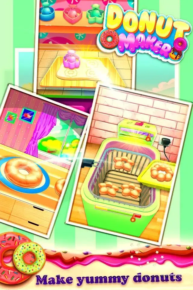 Donut Maker Cooking in Kitchen Screenshots