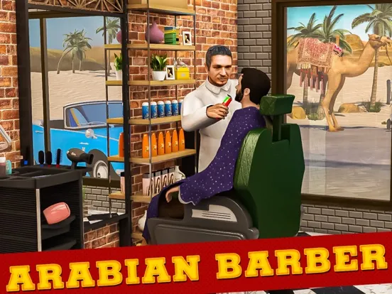 Screenshot di Barber Shop Hair Cut Sim Games iPad 