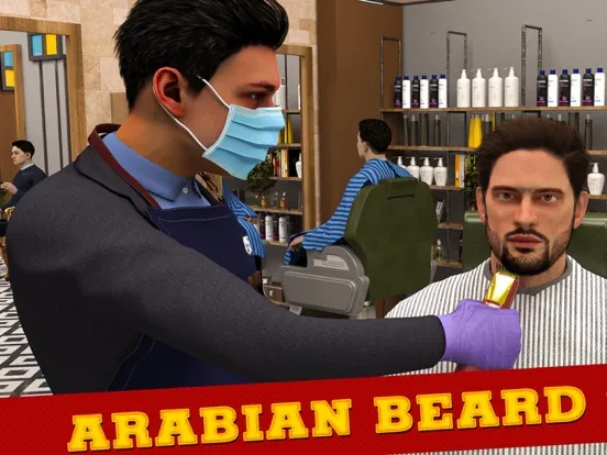 Screenshot di Barber Shop Hair Cut Sim Games iPad 